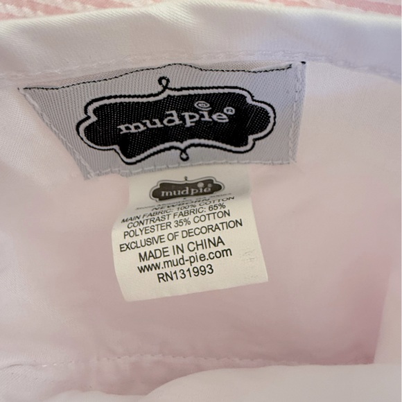 Mud Pie Baby Girl Bow Swaddle - Picture 3 of 5